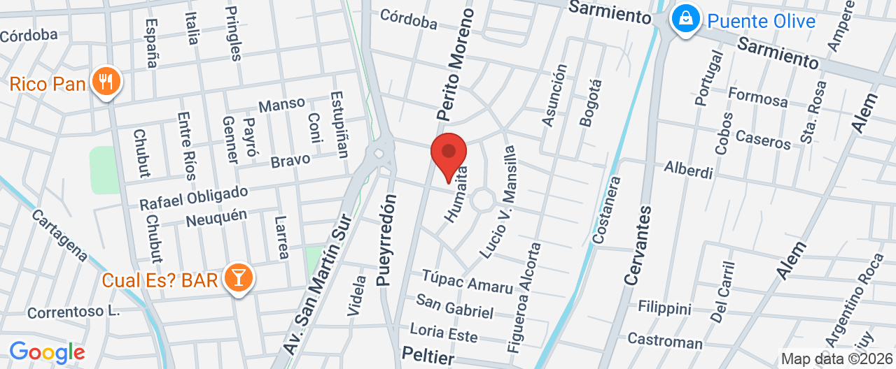 Mapa de la ubicación