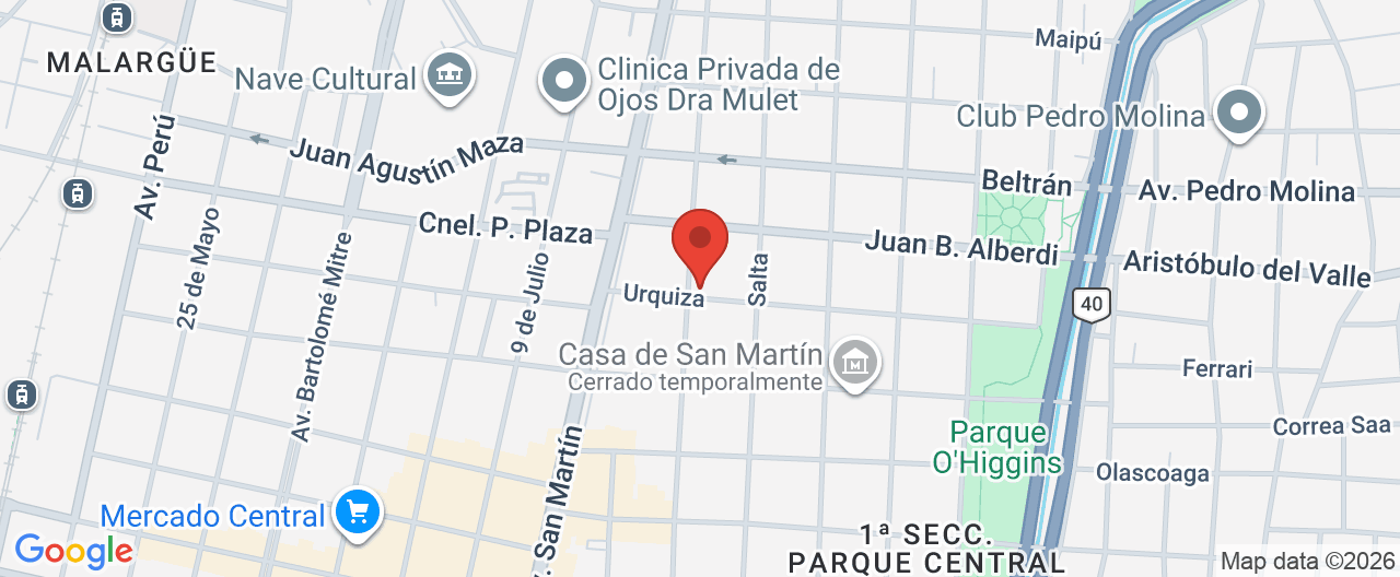 Mapa de la ubicación