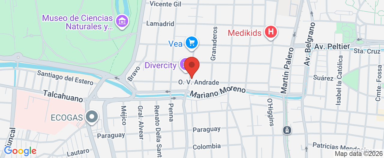 Mapa de la ubicación