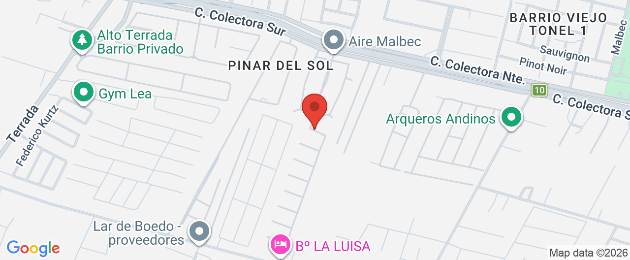 Mapa de la ubicación