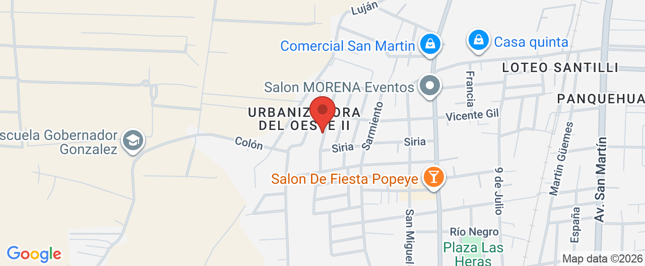 Mapa de la ubicación