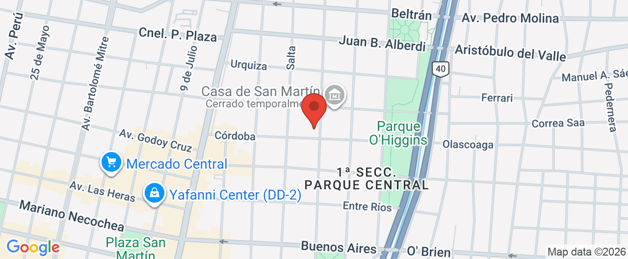 Mapa de la ubicación