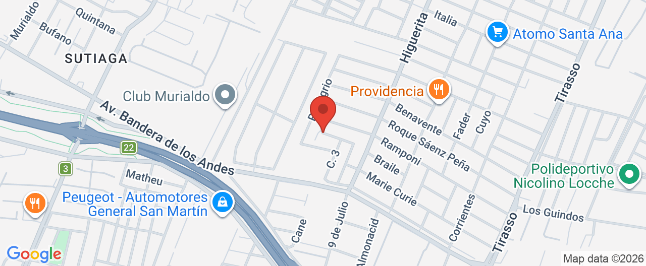 Mapa de la ubicación