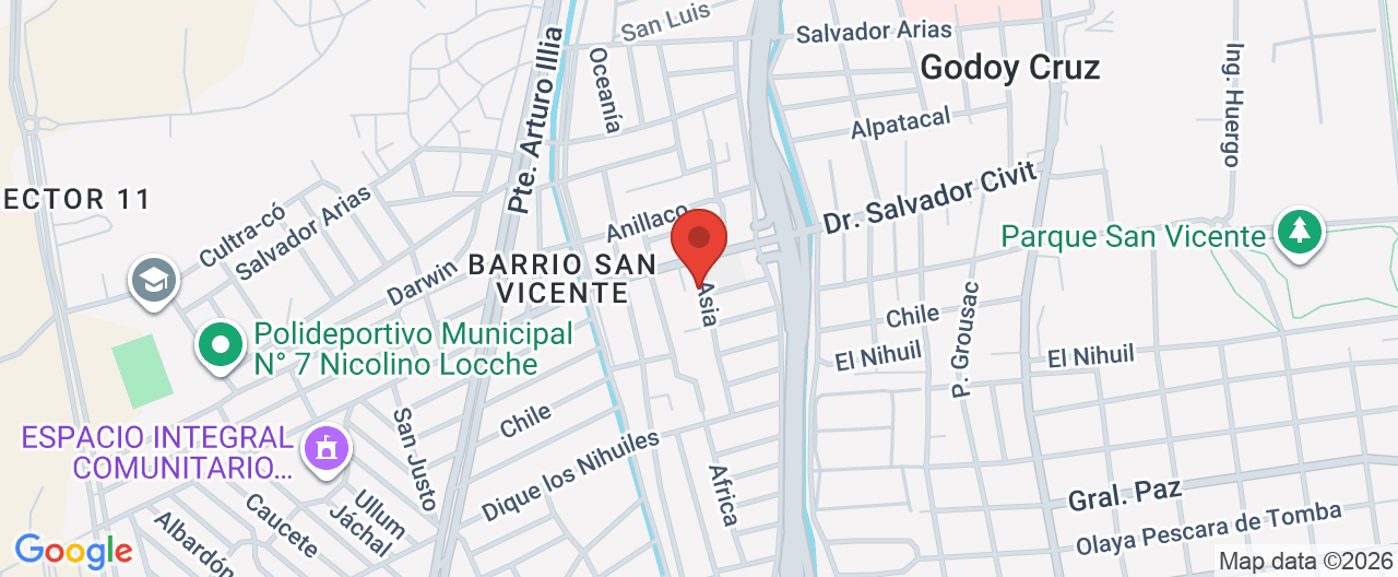 Mapa de la ubicación
