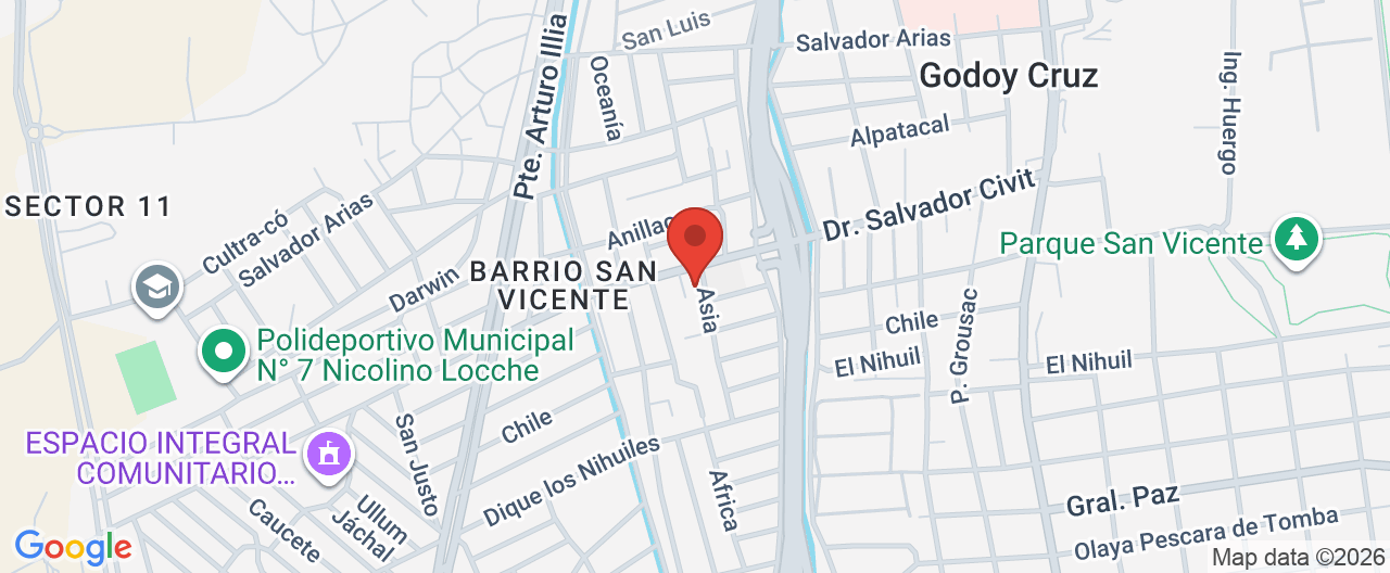 Mapa de la ubicación