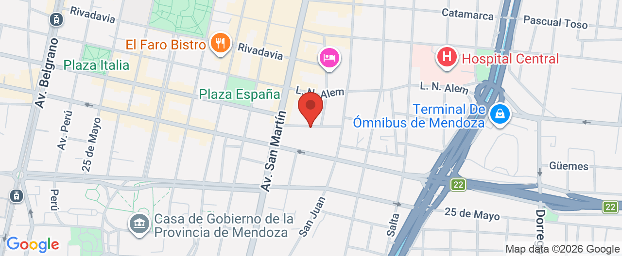 Mapa de la ubicación