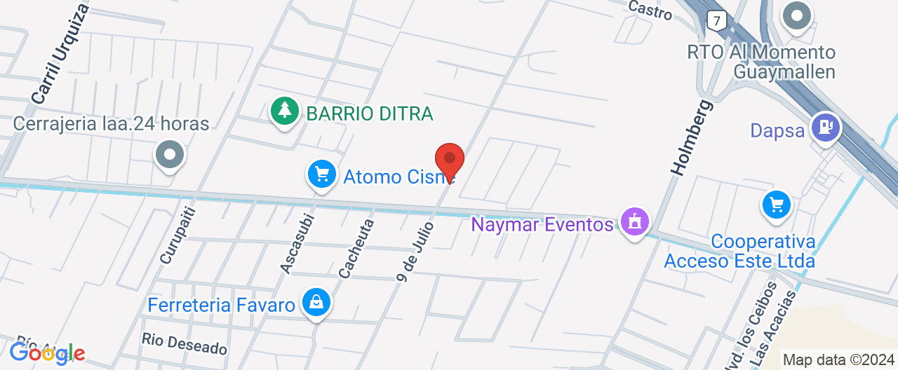 Mapa de la ubicación