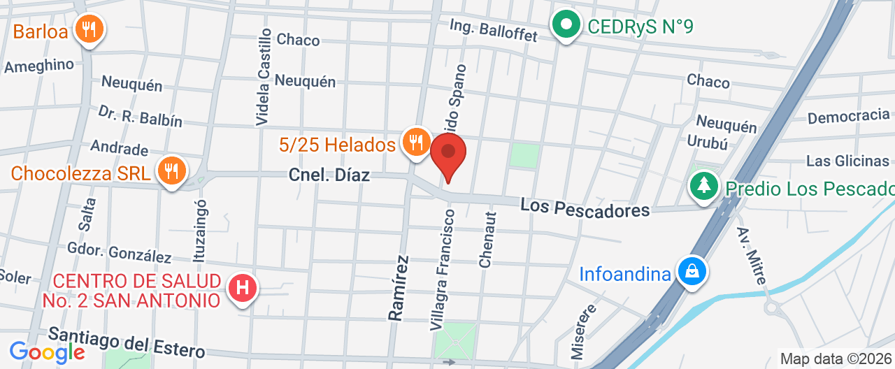 Mapa de la ubicación