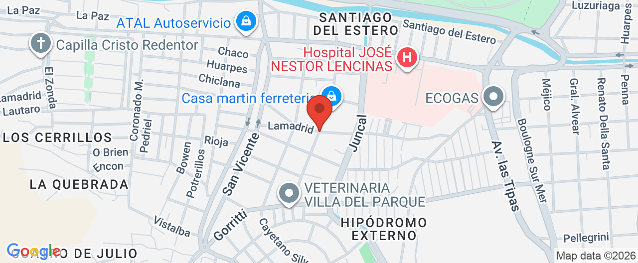 Mapa de la ubicación