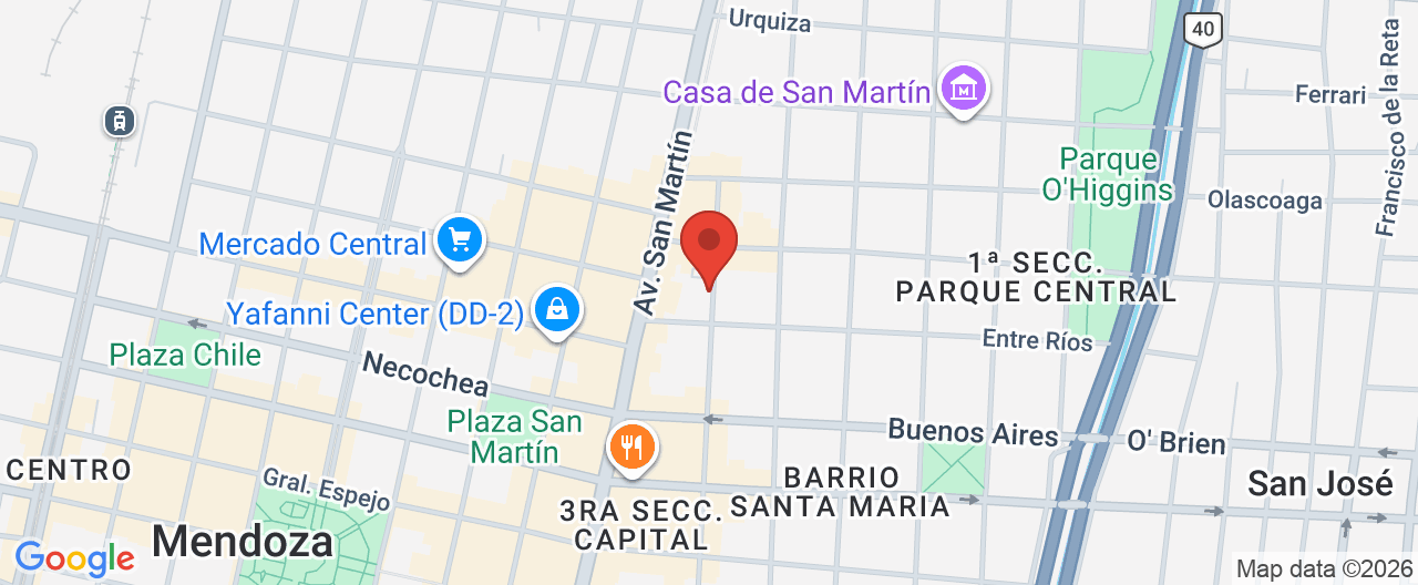 Mapa de la ubicación