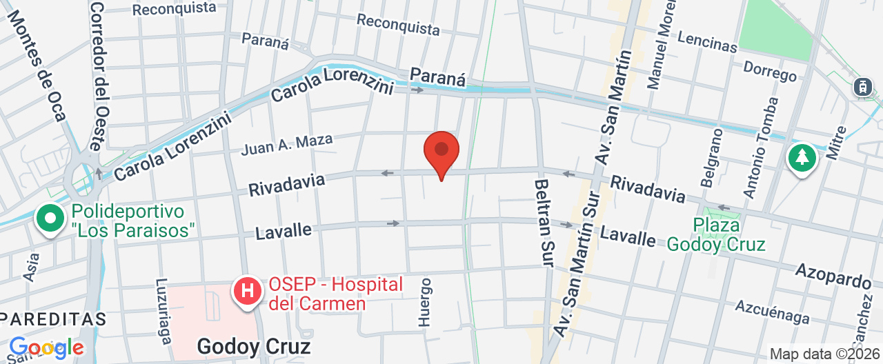 Mapa de la ubicación