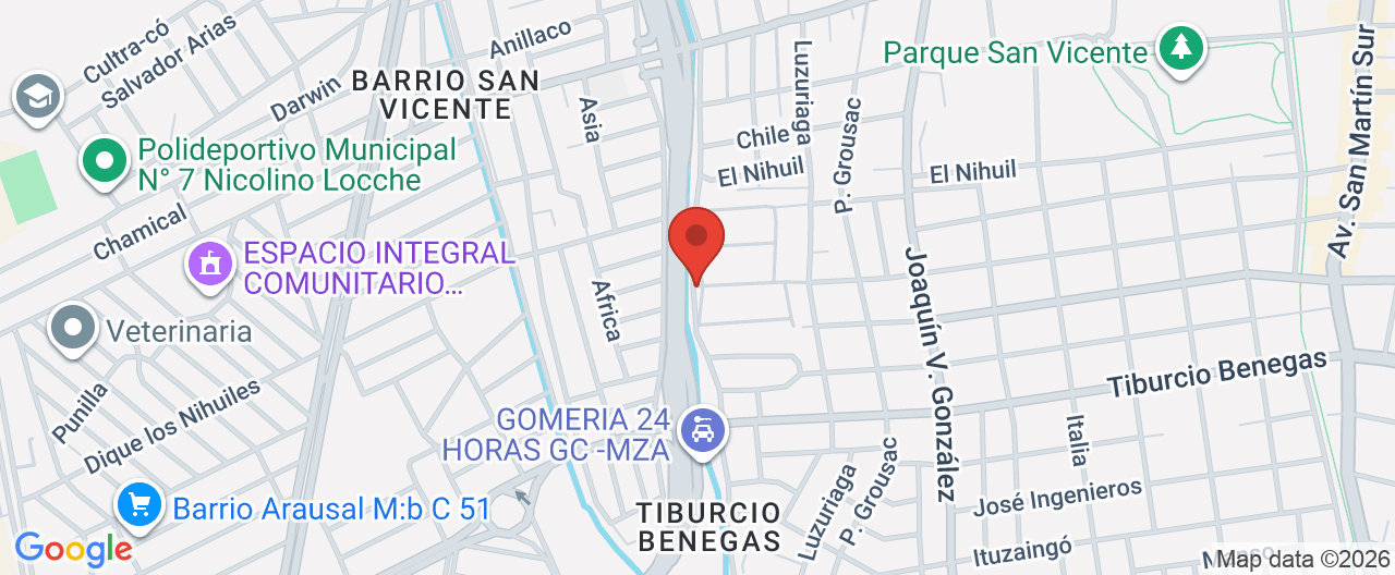 Mapa de la ubicación