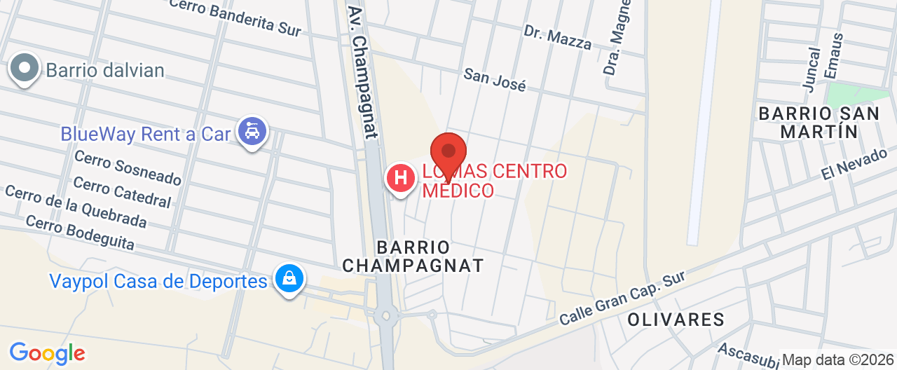 Mapa de la ubicación