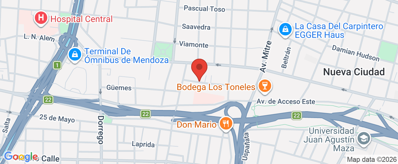 Mapa de la ubicación