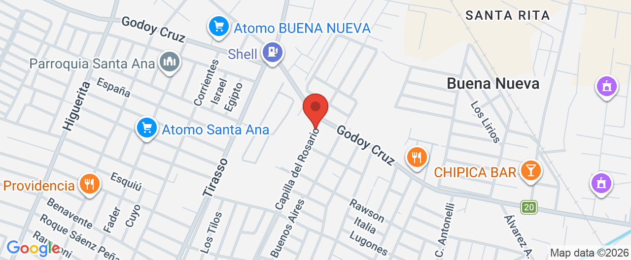 Mapa de la ubicación