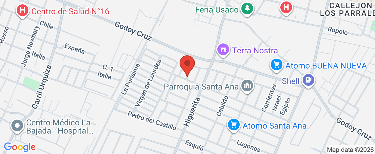 Mapa de la ubicación