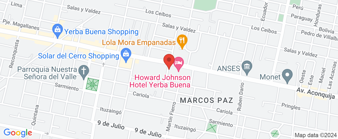 Mapa de la ubicación