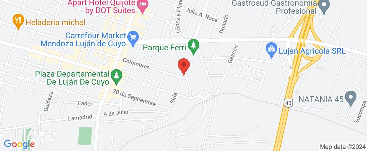 Mapa de la ubicación