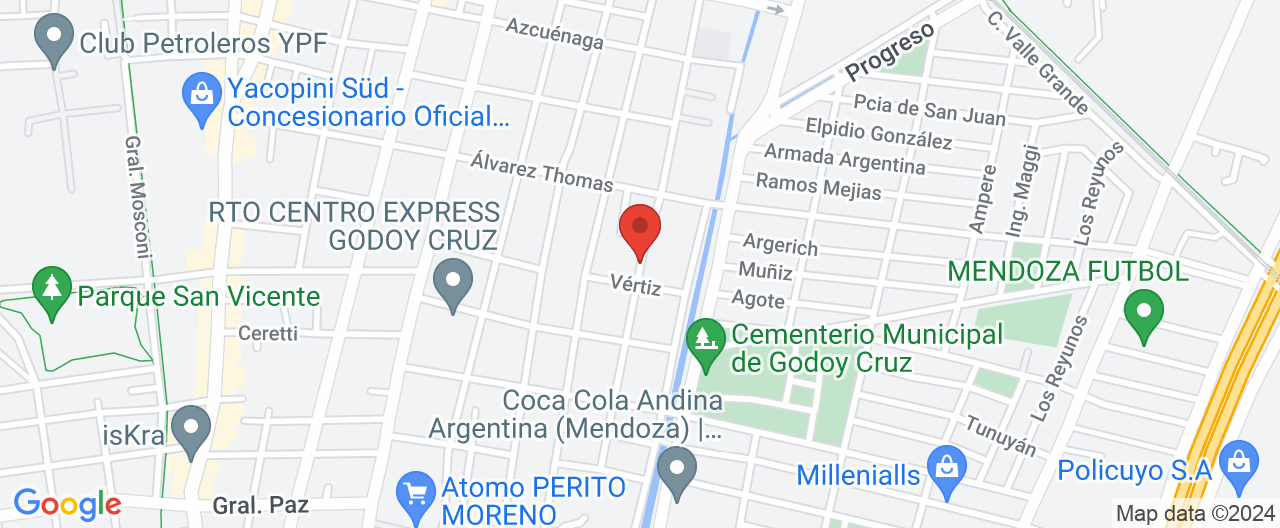 Mapa de la ubicación