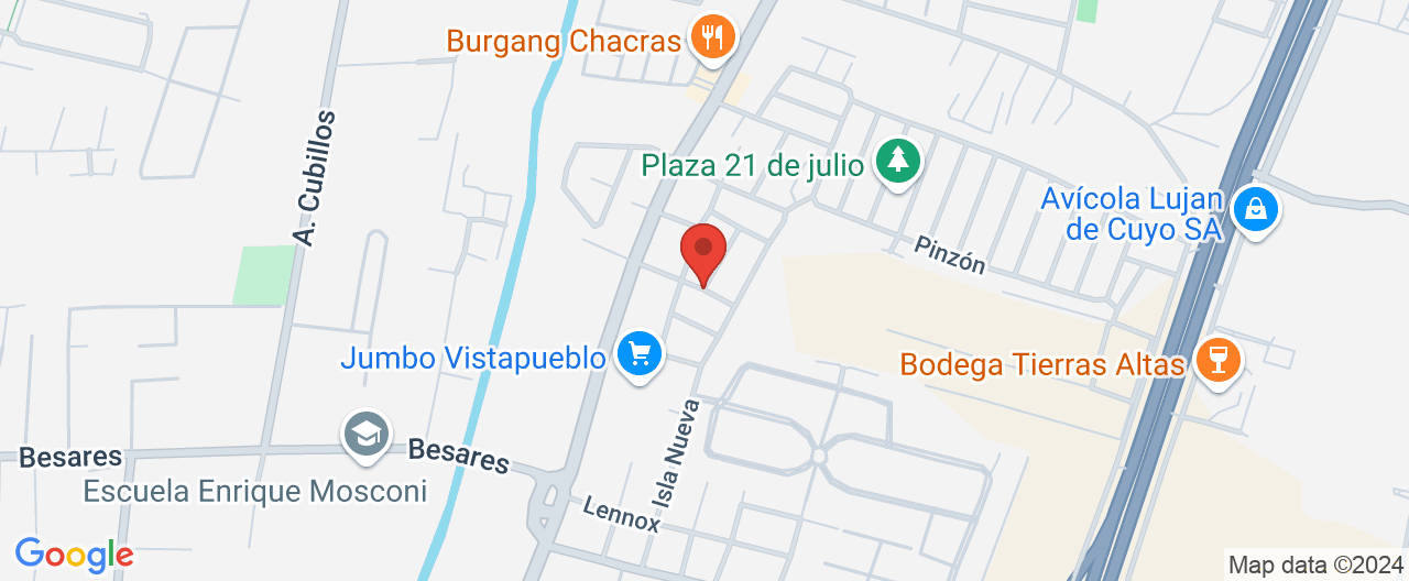 Mapa de la ubicación