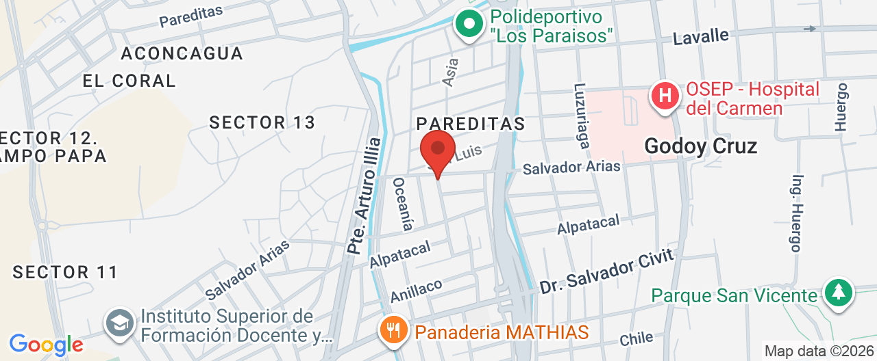 Mapa de la ubicación