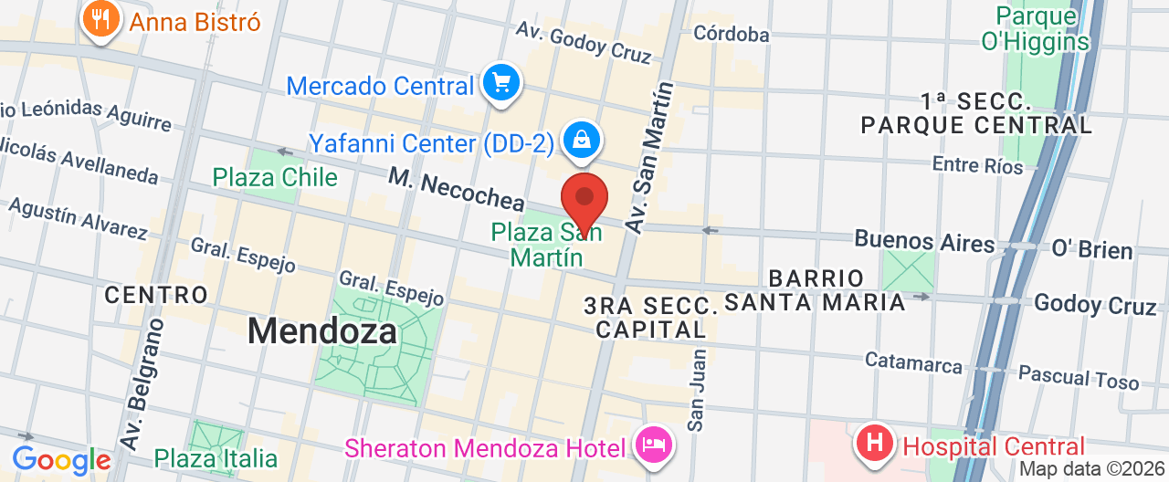 Mapa de la ubicación