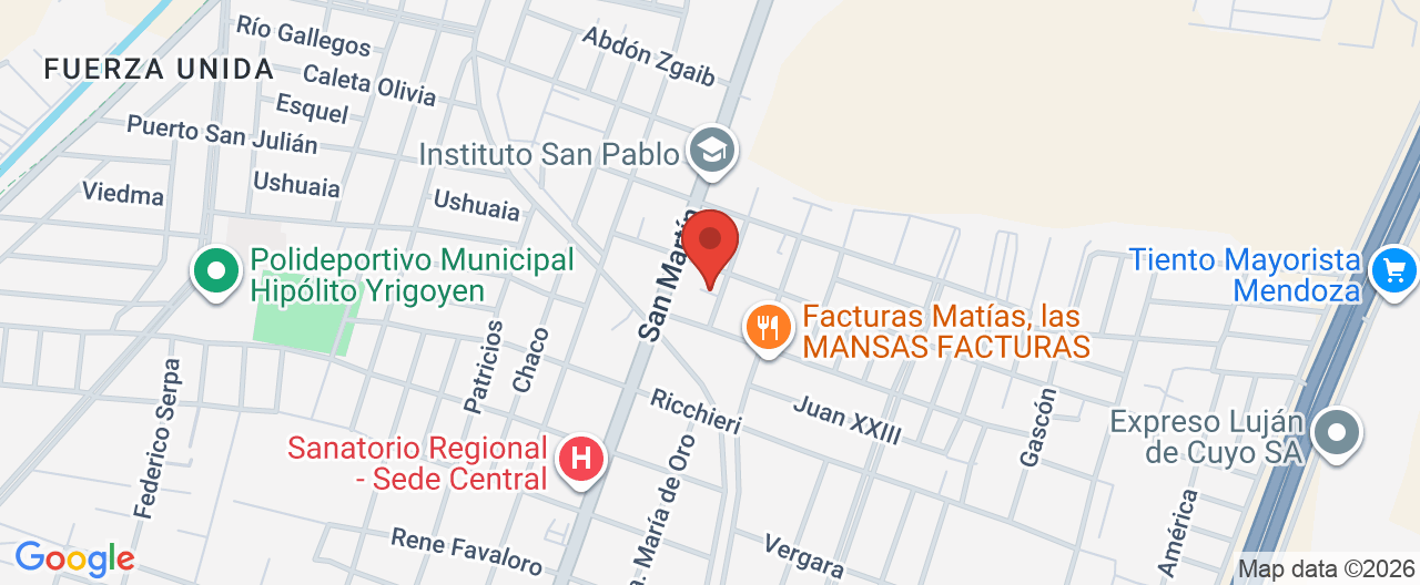 Mapa de la ubicación