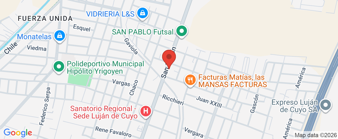 Mapa de la ubicación