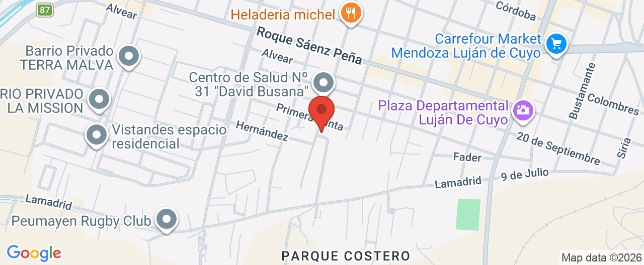 Mapa de la ubicación