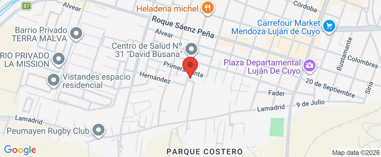 Mapa de la ubicación