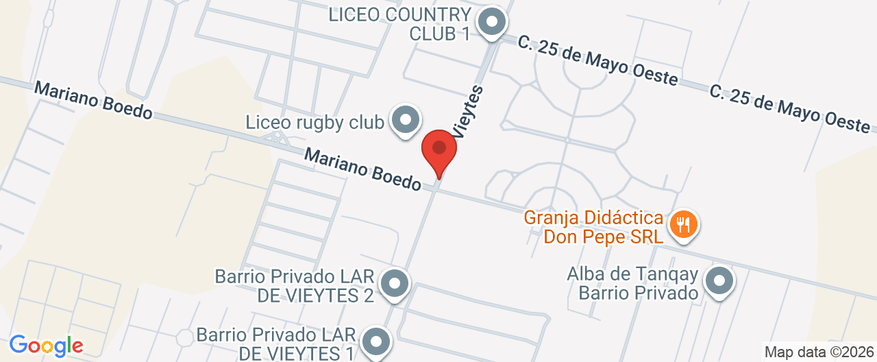 Mapa de la ubicación