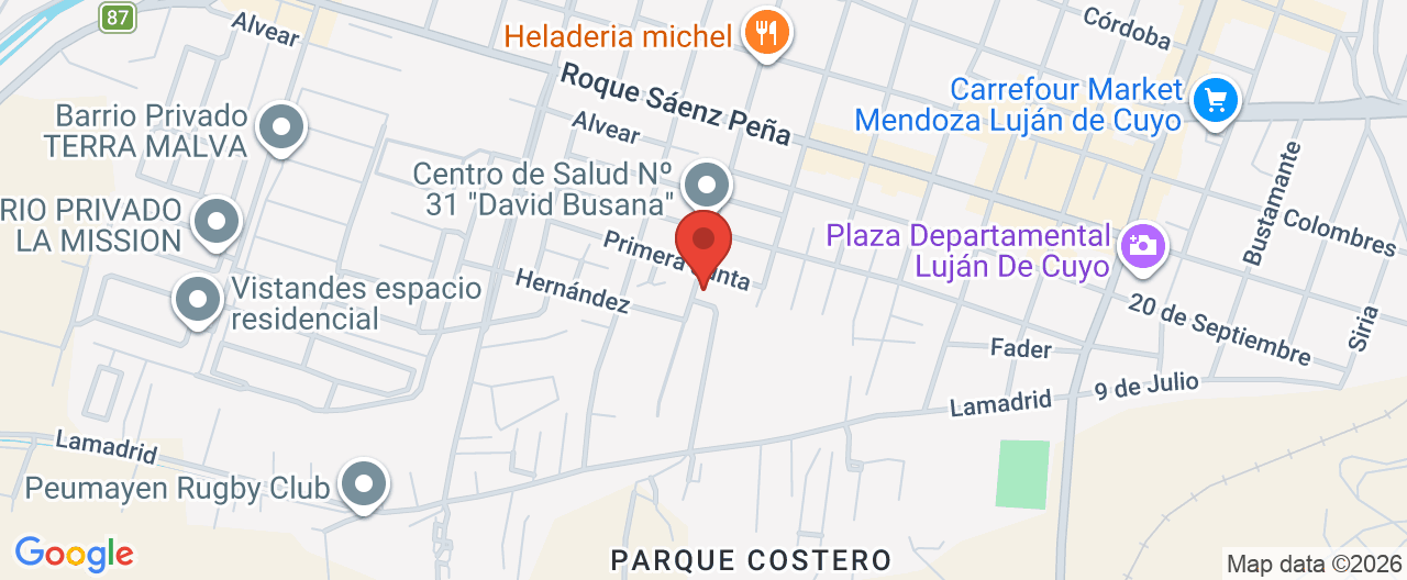 Mapa de la ubicación