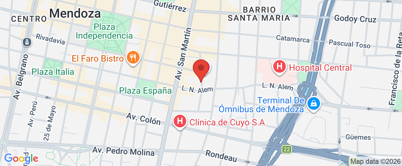 Mapa de la ubicación
