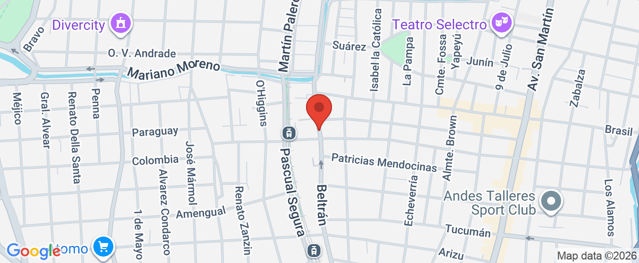Mapa de la ubicación