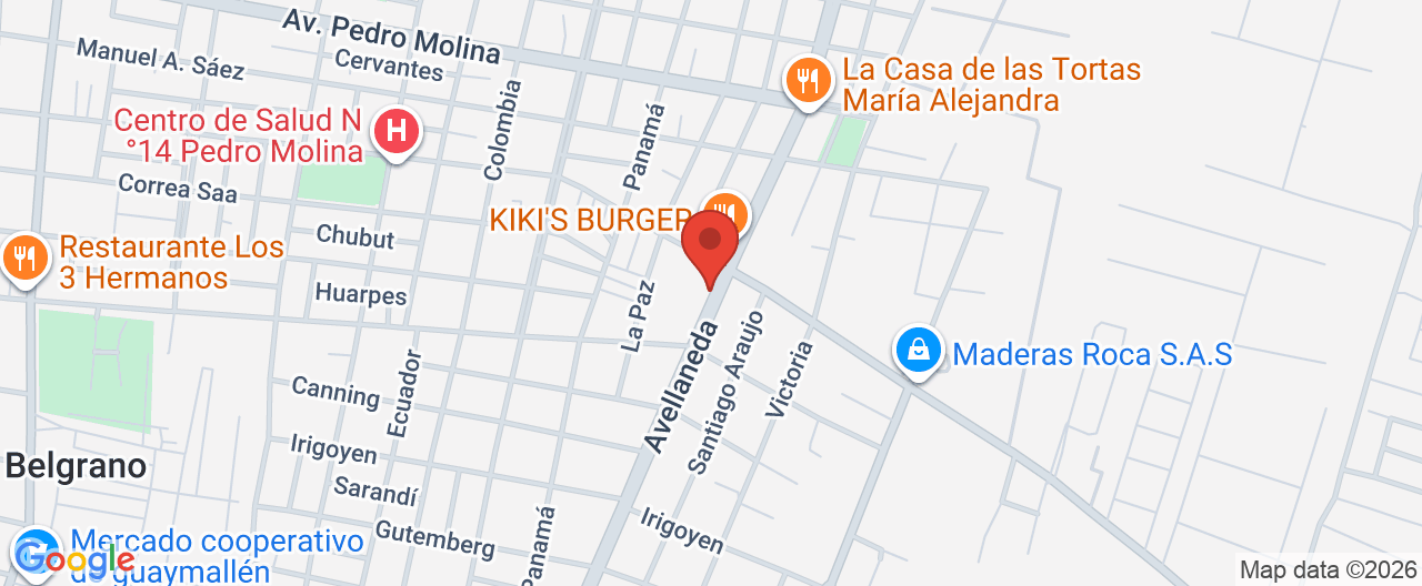 Mapa de la ubicación