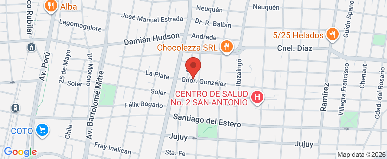 Mapa de la ubicación