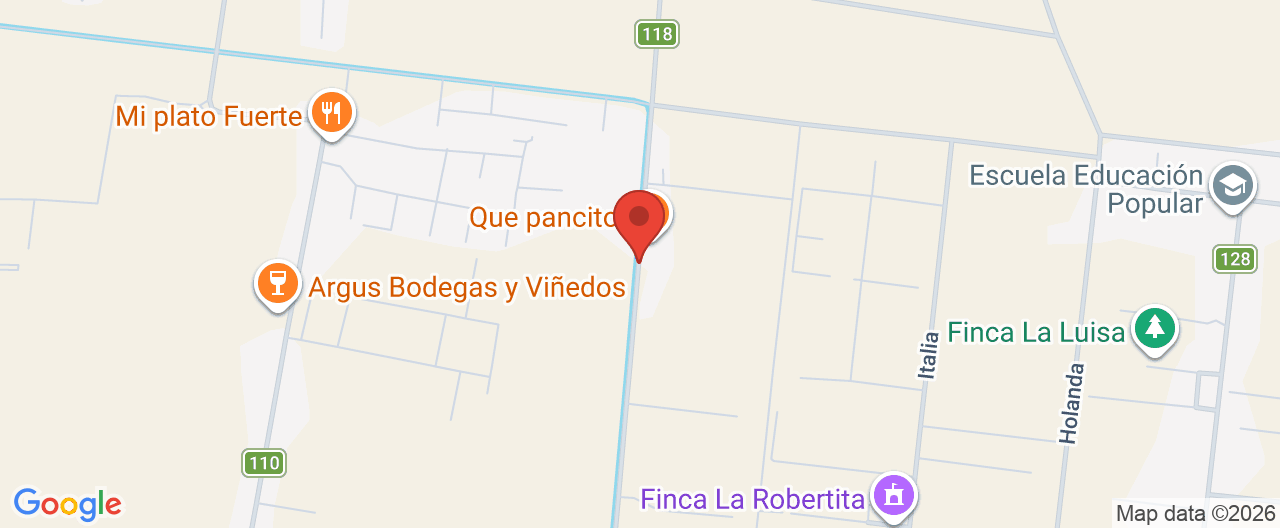 Mapa de la ubicación