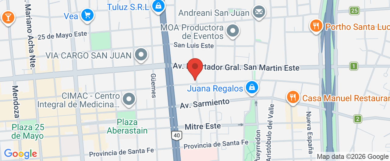 Mapa de la ubicación
