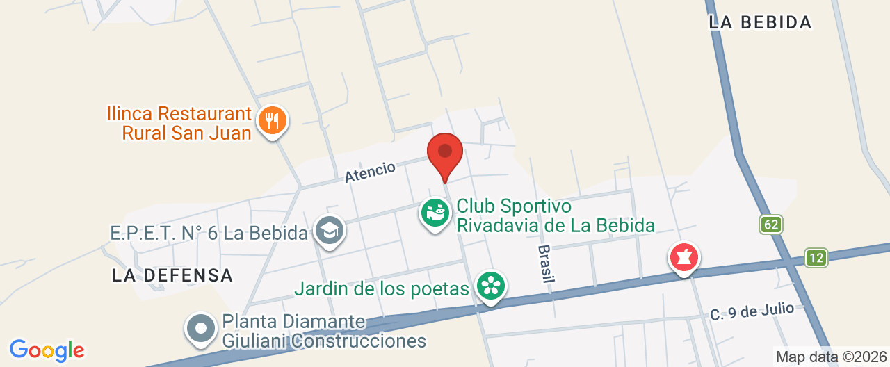 Mapa de la ubicación