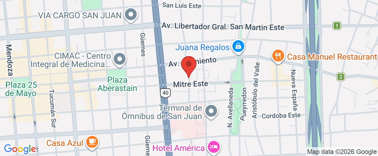 Mapa de la ubicación