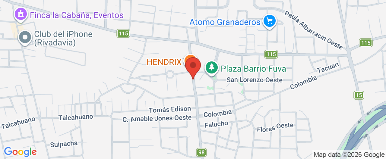 Mapa de la ubicación