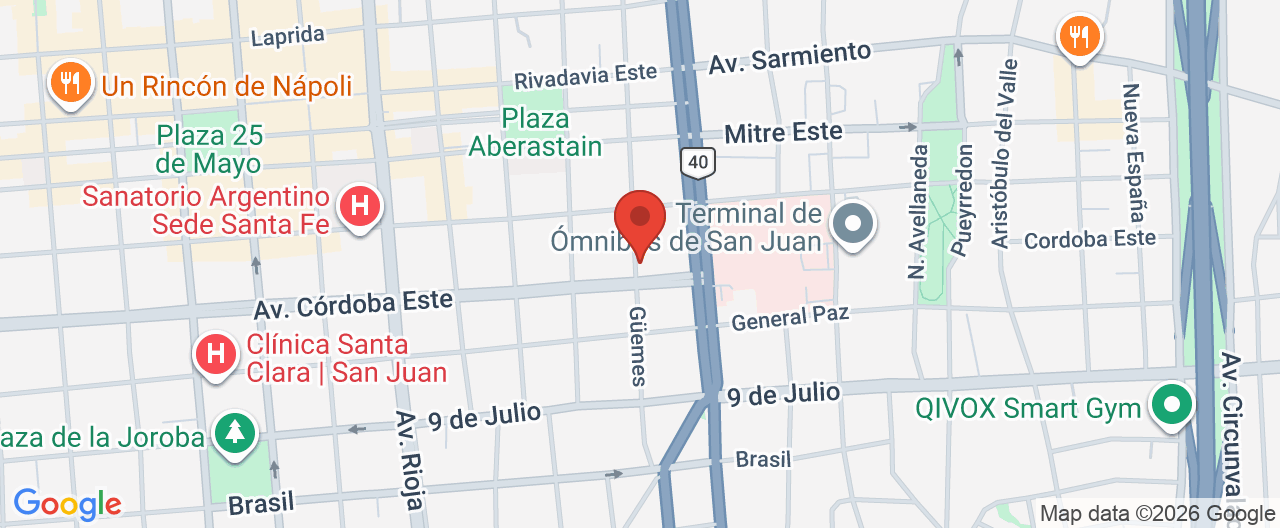 Mapa de la ubicación