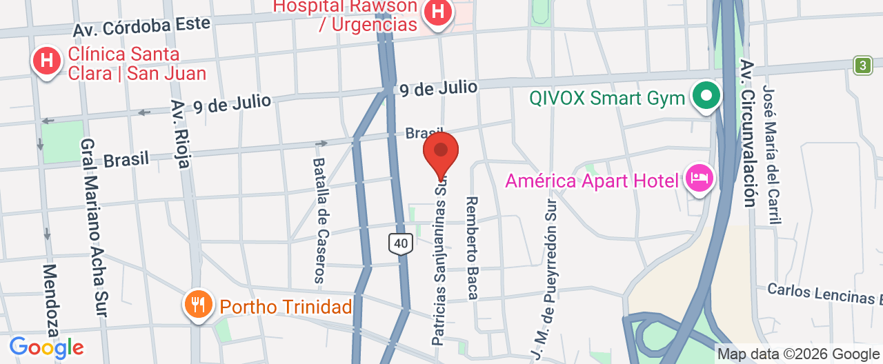 Mapa de la ubicación