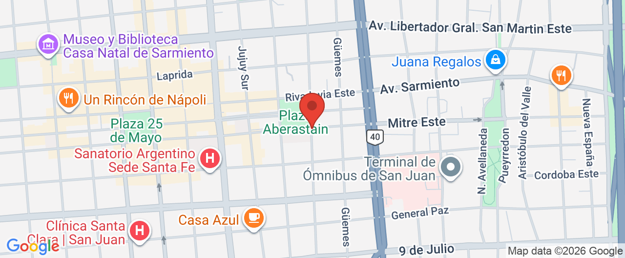 Mapa de la ubicación