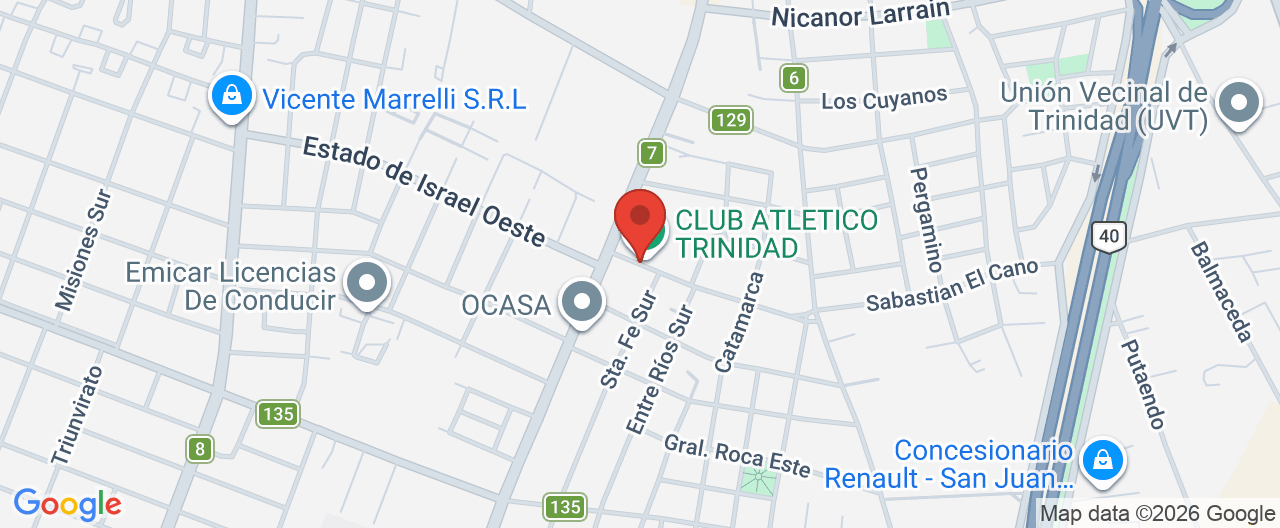 Mapa de la ubicación