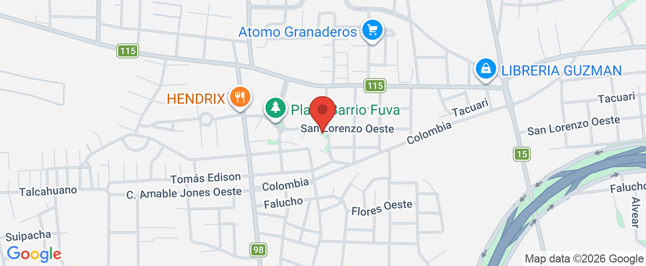 Mapa de la ubicación