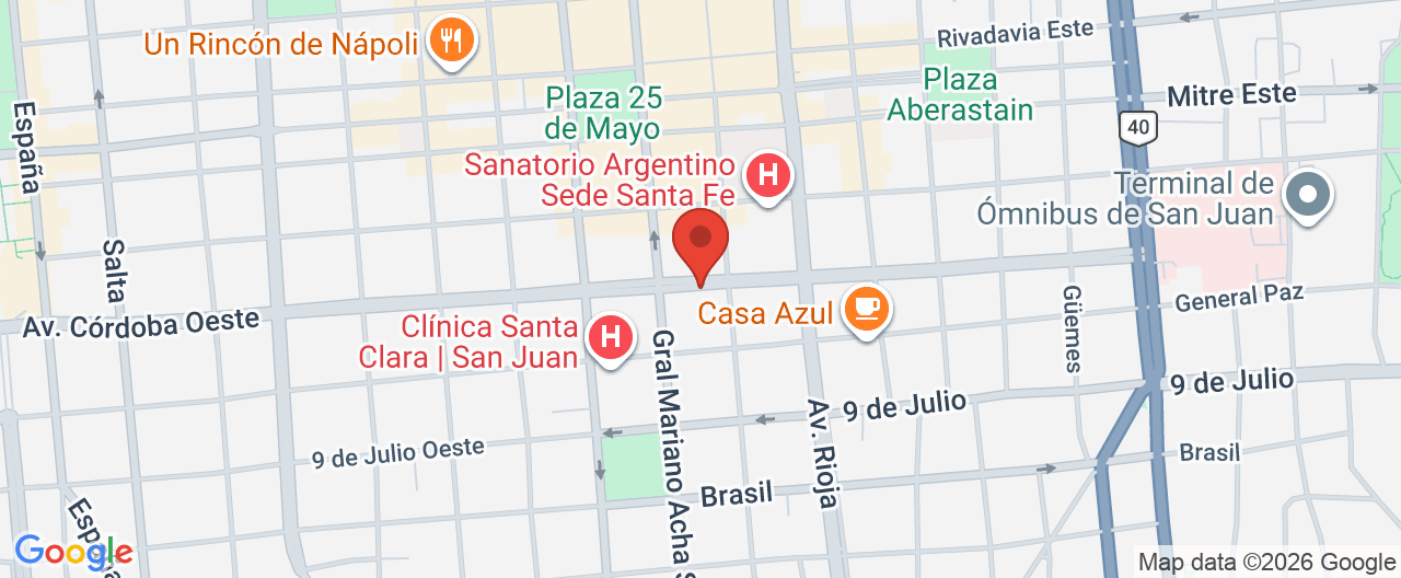 Mapa de la ubicación