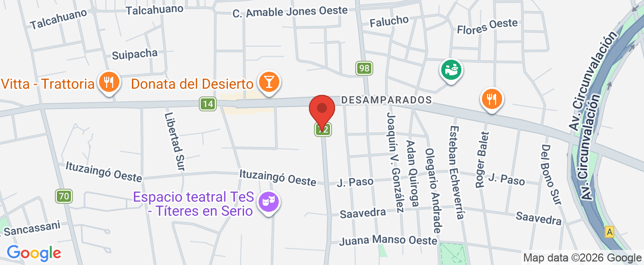 Mapa de la ubicación