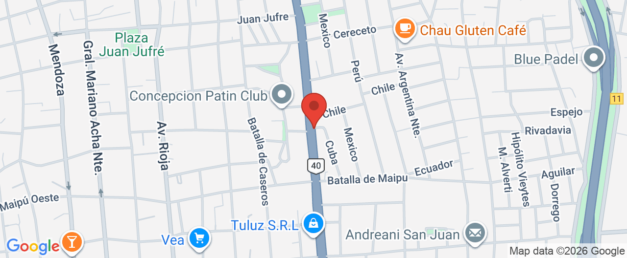 Mapa de la ubicación