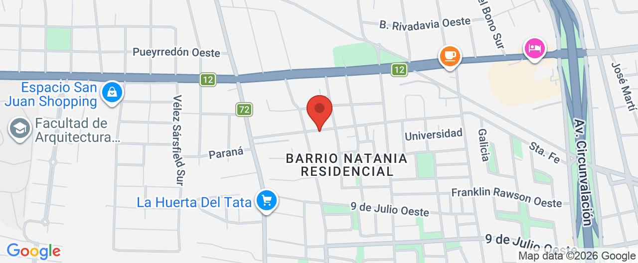 Mapa de la ubicación